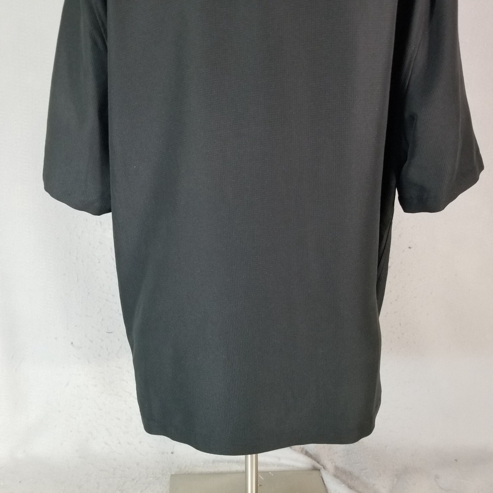 Batik Bay shirt men's 2XL XXL black embroidered Camp Lounge Hawaiian - Picture 9 of 11